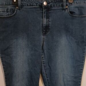 Avenue Denim Straight Legged Jeans-Size 22P